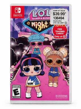 LOL Surprise Movie Night Nintendo Switch Game Trading cards